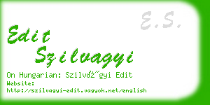 edit szilvagyi business card